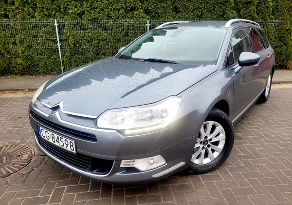 Citroen C5 cena 22500 przebieg: 204401, rok produkcji 2011 z Chodzież małe 232